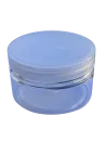 100 ml pet cristal jar with neutral plastic cap