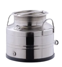 Stainless oil drum container with screw cap 20 L