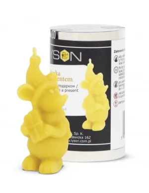 Moule à bougie en silicone avec souris avec cadeau