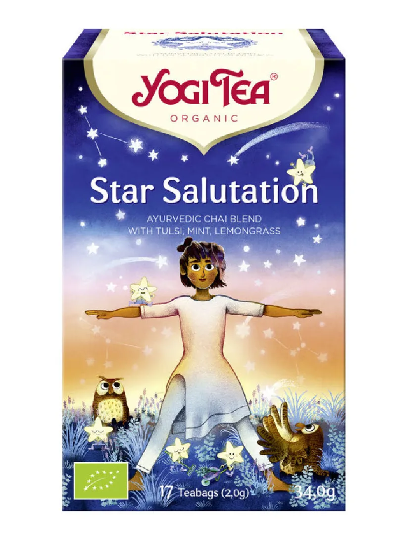 Star Salutation organic infusion - 17 bags 
- yogi tea