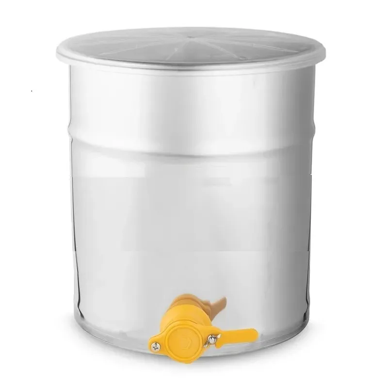 Mûrisseur à miel en inox 50 kg avec robinet passe-plat en plastique