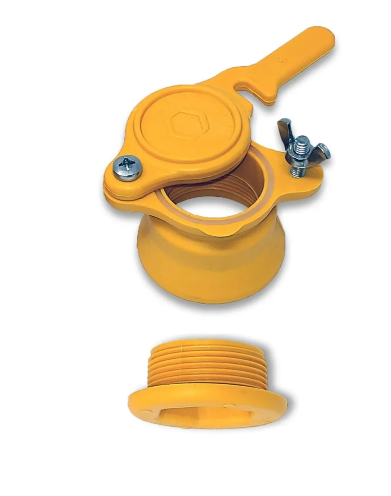 Cut tap for honey in nylon ø 40 mm -1"1/2 with nut