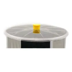 Maturatore inox per miele - 200 Kg con rubinetto in plastica passante