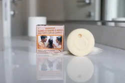 Shampoing solide au beurre de karité et au miel