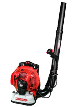 Shoulder blower with professional internal combustion engine