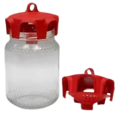 RED trap jar trap for Drosophila Suzukii for 1 kg honey-type jars (package of 2 pieces)