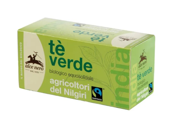 Fairtrade green tea in filters - 20 sachets