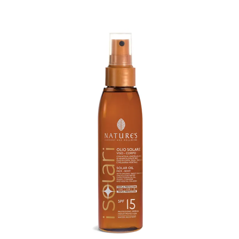 Natures Aceite Solar Rostro y Cuerpo SPF 15 - 150ml