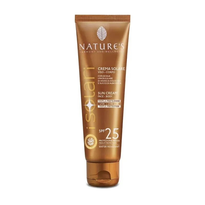 Natures Crema Solar Rostro-Cuerpo FPS 25 - 75ml