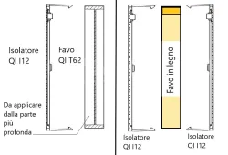 Isolatore escludi regina in plastica per telaino da melario d.b.