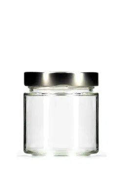 Alice glass jar 212 ml with cap deep h14 to 63