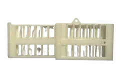 Extendable plastic brood block cage