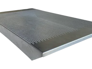 Aerated perforated galvanized sheet metal roof for D.B. Beehive 6 polystyrene frames