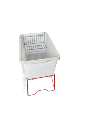 Plastic uncapping bench with steel stand