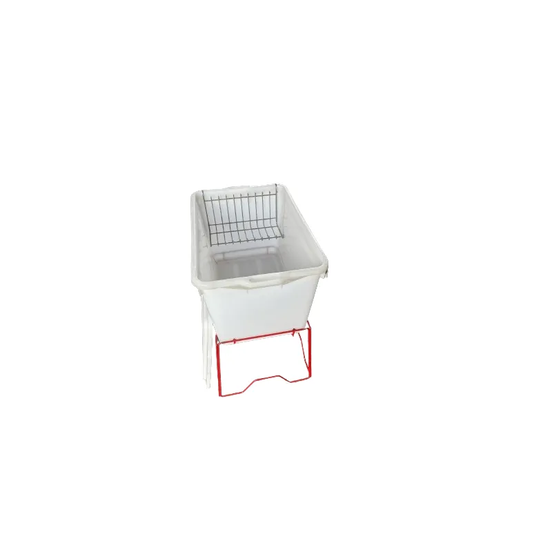 Plastic uncapping bench with steel stand