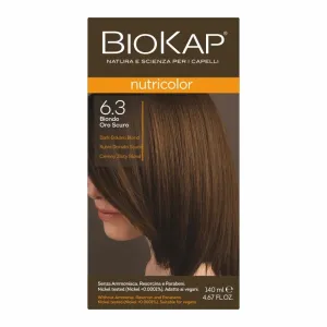 BioKap Nutricolor 6.3 Rubio Dorado Oscuro - Tinte para el Cabello