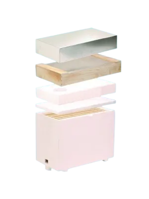 Polystyrene Beehives d.b. 6 honeycombs lightweight cheap