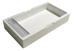 Styrofoam cover feeder for Beehive d.b. 6 frames for liquid nourishment