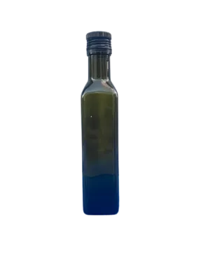 Bottiglia marasca per olio in vetro verde antico 250 ml