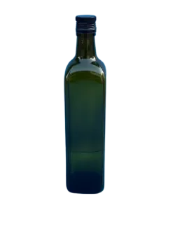 Marasca oil bottle in antique green glass 750 ml