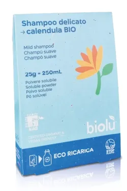 Bio Ringelblume Sanftes Shampoo - Öko-aufladbares lösliches Pulver 25 g