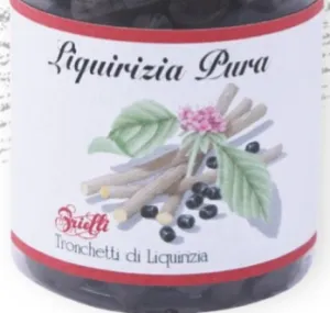 Caramelle liquirizia pura - 
sacchetto 100 g