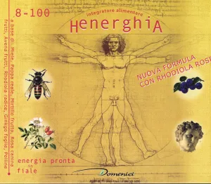 Henerghia - supplément d'énergie 10 ampoules