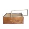 Honey super for beehive d.b. 12 wooden frames with 11 frames with wire