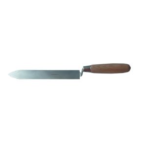 Stainless steel KNIFE for uncapping with smooth blade cm23