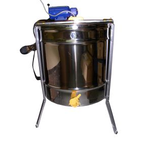 LANGSTROTH MOTOR TANGENTIAL HONEY EXTRACTOR for 4 honeycombs with stainless steel basket