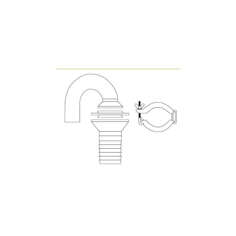 STAINLESS STEEL "U" FITTING for HONEY PUMP COMPLETE KIT