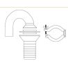 STAINLESS STEEL "U" FITTING for HONEY PUMP COMPLETE KIT