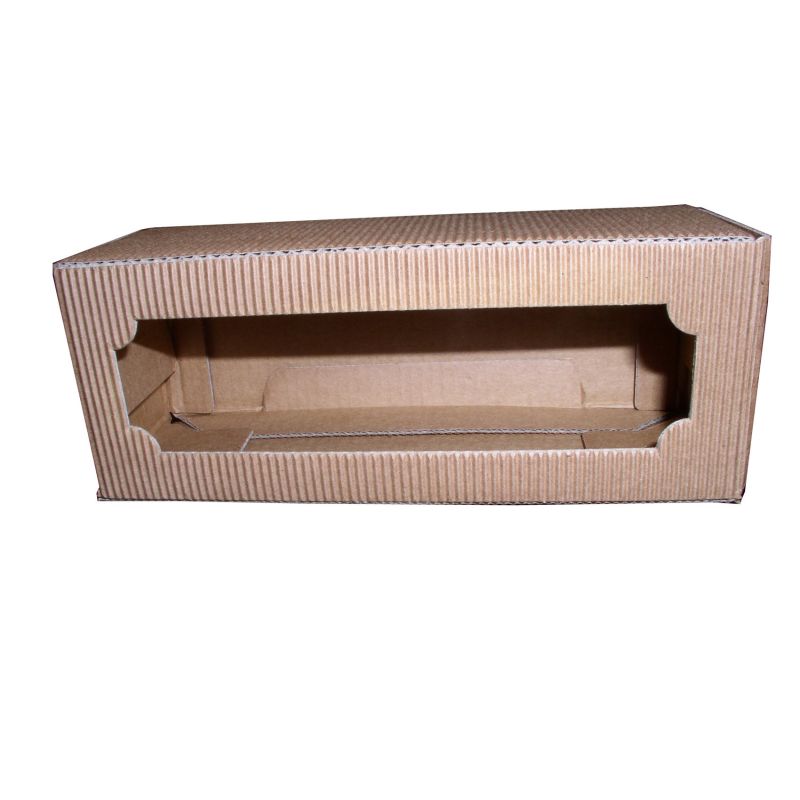 CARDBOARD BOX for 3 honey jars of 130 g (brown)