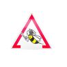 TRIANGULAR SIGN "ATTENTION BEES"