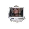 Foldable square mask with mesh and slide and arm opening