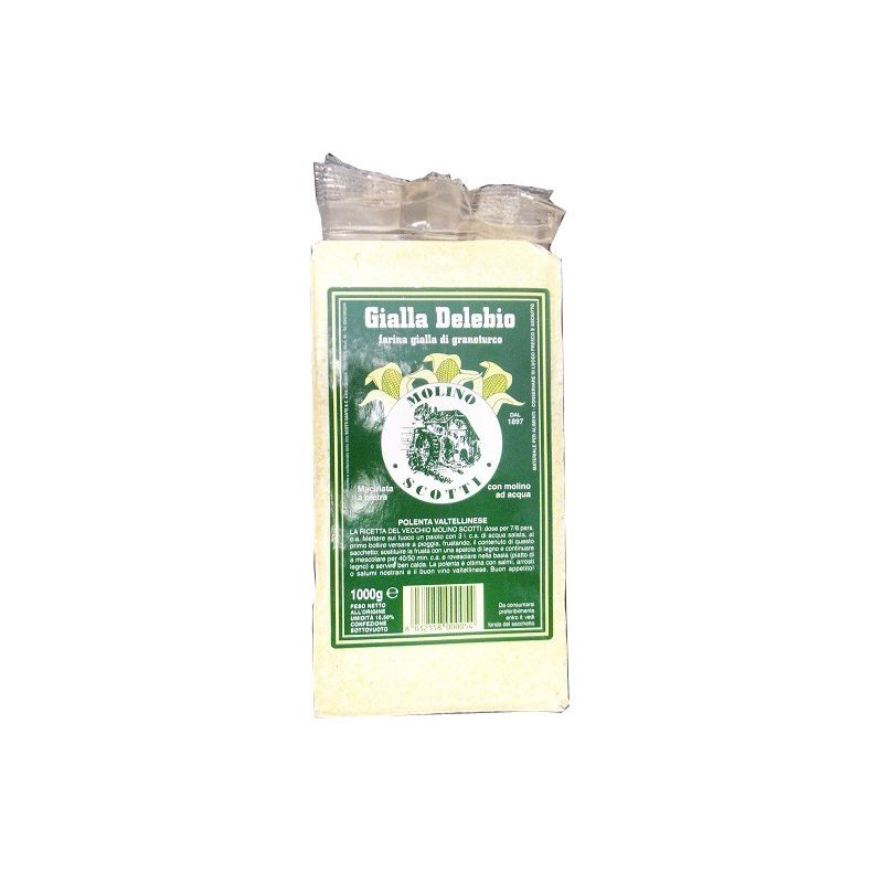 Farine de maïs jaune Delebio 1 kg