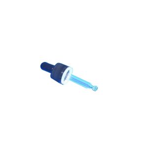 FLACONE ROTONDO  IN VETRO GIALLO CON CONTAGOCCE 10 ml