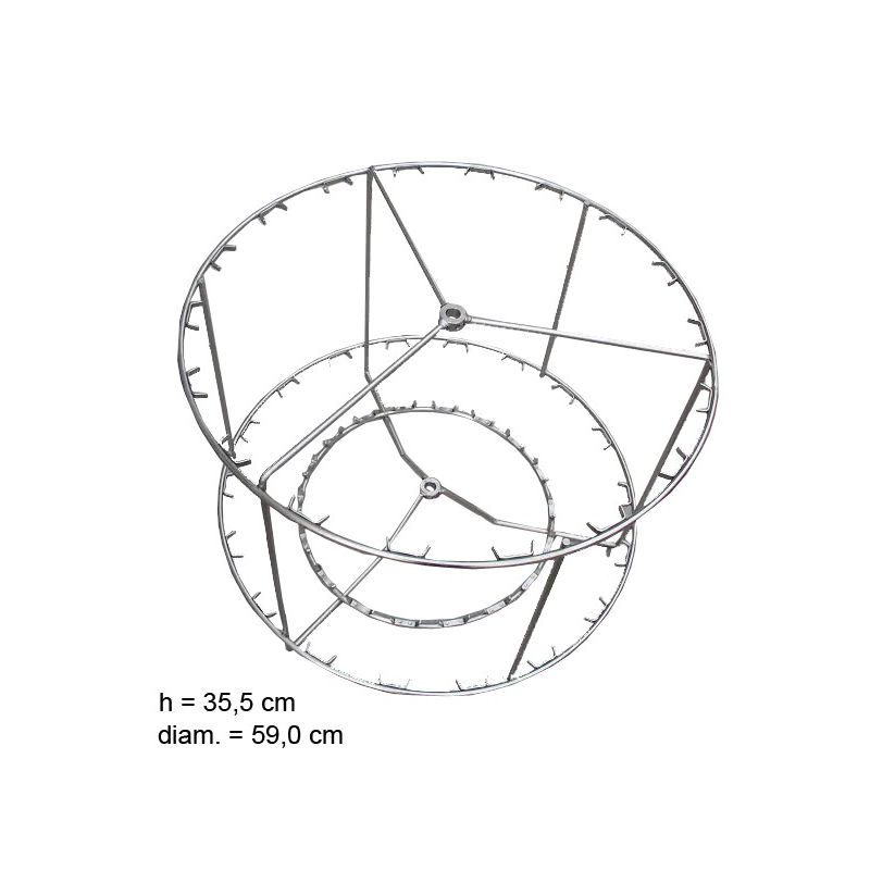 Cesta de acero inoxidable para extractor radial de miel d.b. con 18 cuadros