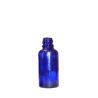 FLACONE IN VETRO BLU ROTONDO CON CONTAGOCCE 10 ml