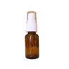 FLACONE ROTONDO  IN VETRO GIALLO CON SPRAY 10 ml