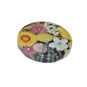 CAPSULA TWIST OFF T63 per vasetto vetro - BOCCA 63 mm - FIORI - Scatola da 1400 pezzi