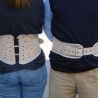 Lumbar belt for back support to load the weights