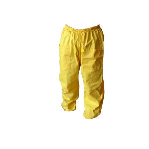 Trousers for beekeeper in yellow cotton