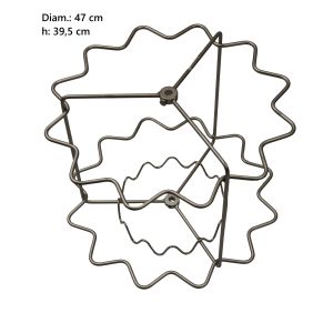 Manuelle honigschleuder 'radial 12' für 12 superrahmen