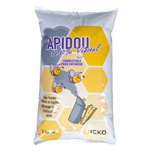 Apidou combustible  para ahumador de pellets para apicoltura -5 Kg