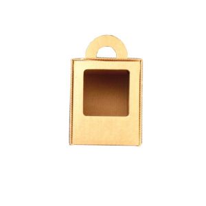 Cardboard stuccio box for 500g honey jar (brown)