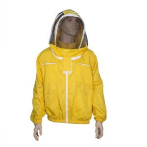 blouson cosmonaute pour apicolture avec masque carré en acier galvanisé peint