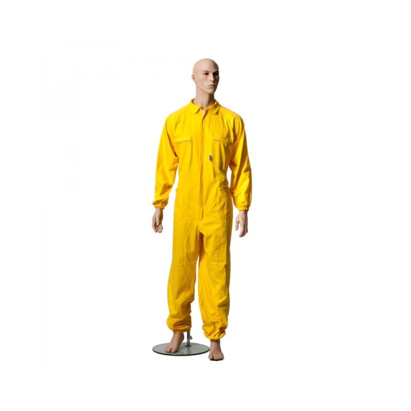 combinaison pour apiculture en coton jaune sans masque