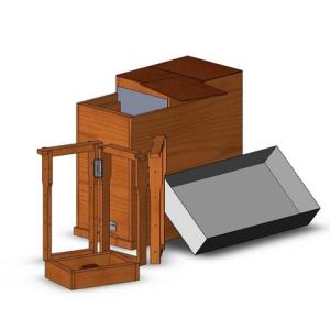 3-compartiments de production de la ruchette