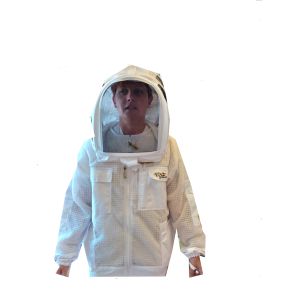 Chemise en maille aérée à 3 couches avec masque d'astronaute blanc